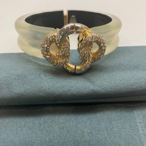 Alexis Bittar Elegant Gold and Silver Women's Bracelet - Picture 1 of 6